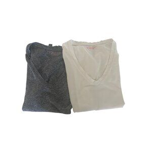 Victorias Secret Bundle of 2 Sleep V-Neck Tees